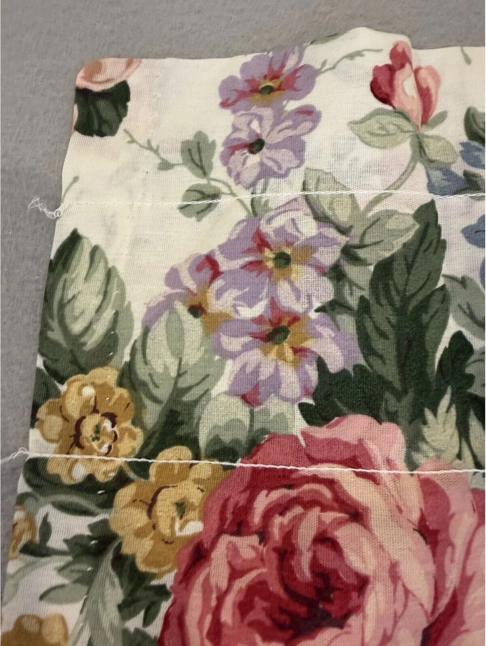 Dan Rivers Set Of 2 Balloon Valances Floral Cottage Shabby Chic NWT